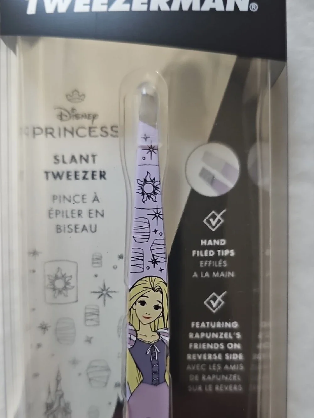 Disney's Rapunzel Slant Tweezer Tweezerman New